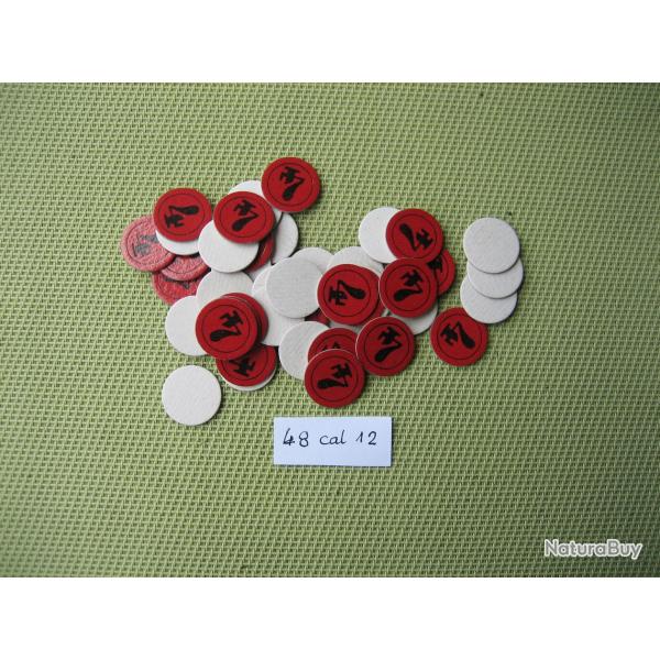 48 Cartons cal 12 No 4 ou neutre couleur rouge