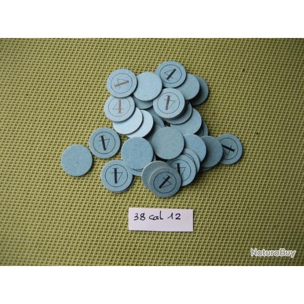 38 Cartons cal 12 No 4 ou neutre couleur bleu