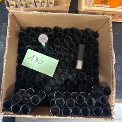 Lot de 130 douille calibre 12 amorc&eacute;es Nobel sport