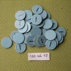 100 Cartons cal 12 No 4 ou neutre couleur bleu