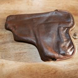 Etui cuir type porte monnaie pour 6.35mm type Steyr Pieper 1908
