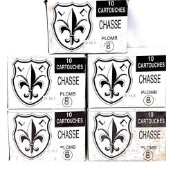 50 Cartouches 12/70 N&deg;8 36g