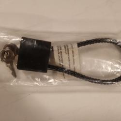 Verrou de pontet &agrave; cl&eacute;