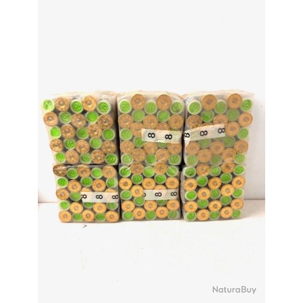 150 Cartouches Cal 12/70 Plombs de 8 BG 36G