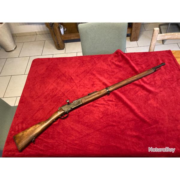 Fusil LEBEL 1886 M93, manufacture d'armes de Saint �tienne 1892, calibre d'origine 8mm Lebel,