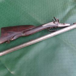 Rare. Grand fusil de braconnier.