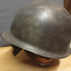 Belle coque de casque US M1 - fabrication SCHLUETER - fin WW2