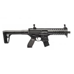 PACK Carabine Sig Sauer MPX CO2 4,5 mm plombs NOIR + 4 sparclettes