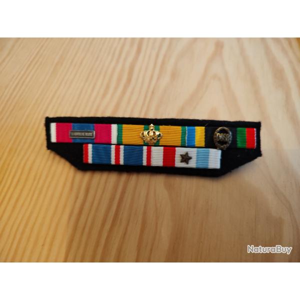 Barrette militaire m�daille d�coration
