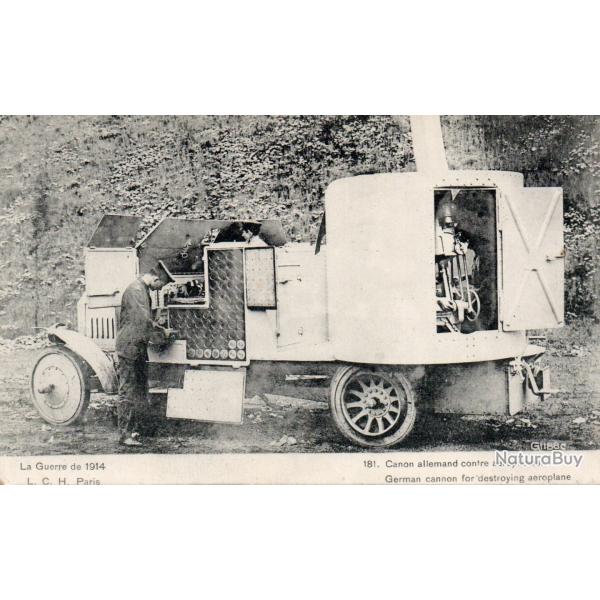 Carte Postale Ancienne - Canon allemand contre a�roplanes  - N�7586