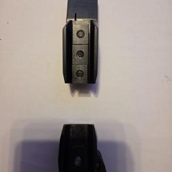 Montage amovible et pivotant pour lunette &agrave; rail