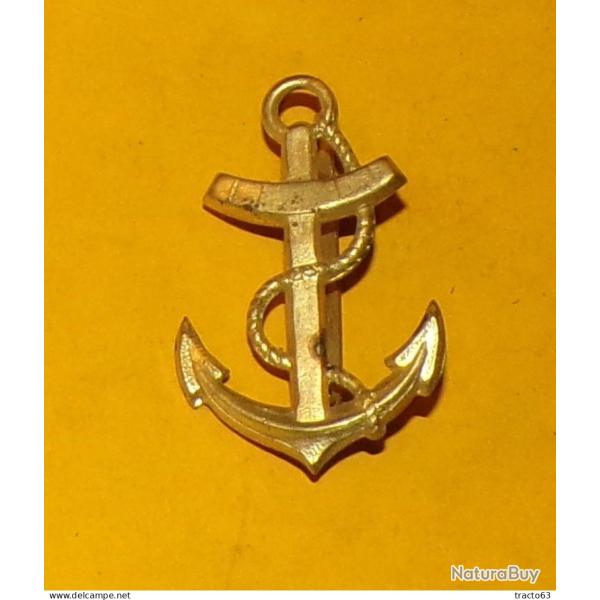 ANCRE DE MARINE POUR CASQUE COLONIAL , DIMENSION 55 MM ,  FABRICANT SANS , HOMOLOGATION SANS   ,BON