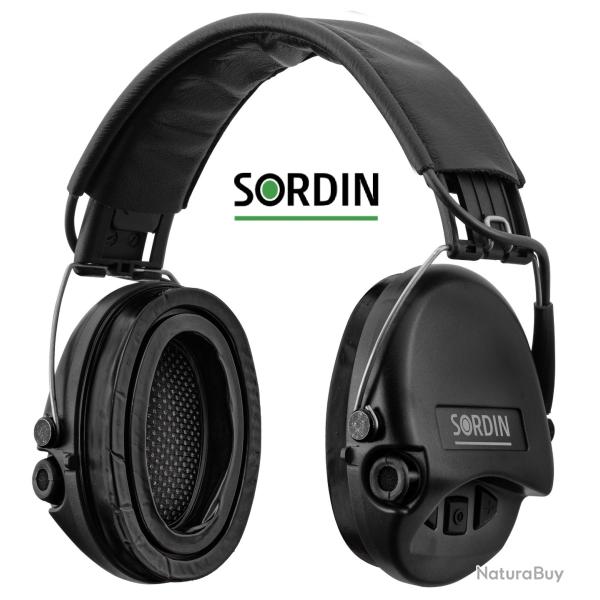 Casque actif supreme pro noir - Sordin - coussinet gel