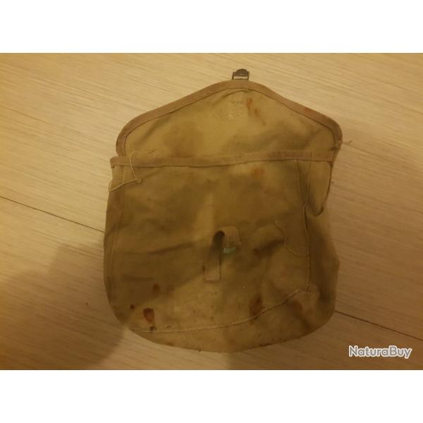 Sacoche arm�e fran�aise fin ww2 Indochine Alg�rie porte munitions