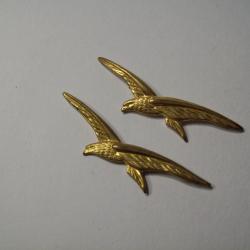 militaria insigne de calot EPERVIER arm&eacute;e de l'air CHAROGNARD