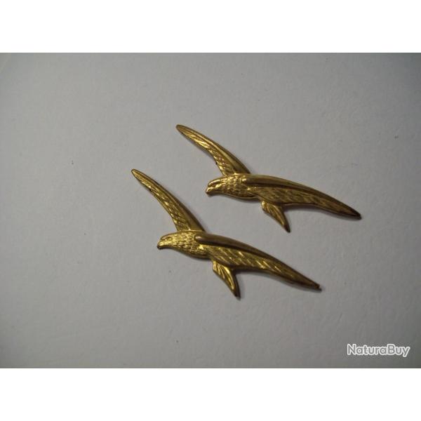 militaria insigne de calot EPERVIER arm�e de l'air CHAROGNARD