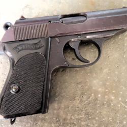 Pistolet Walther PPK calibre 7,65 fabrication fin de guerre 1944