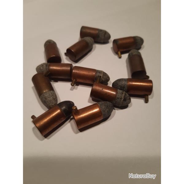 lot de 12 cartouches  9mm a broche