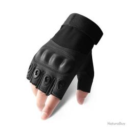 MITAINES TACTIQUES NOIRES - LIVRAISON GRATUITE