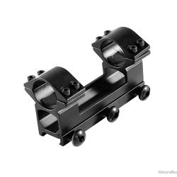 MONTAGE MONOBLOC POUR LUNETTE DE TIR DIAM. 25.4 MM - RAIL 20 MM