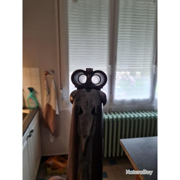 Fusil juxtapos�s calibre 16/65 en tr�s bon �tat pour son �ge
