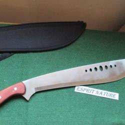 Destockage...Machette Third 53 cm,  lame lourde et robuste avec son &eacute;tui