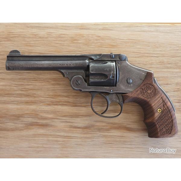 Plaquettes bois noyer Smith & Wesson Safety 38 (V1)