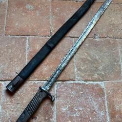 Ba&iuml;onnette allemande S98 dents de scie - WW1