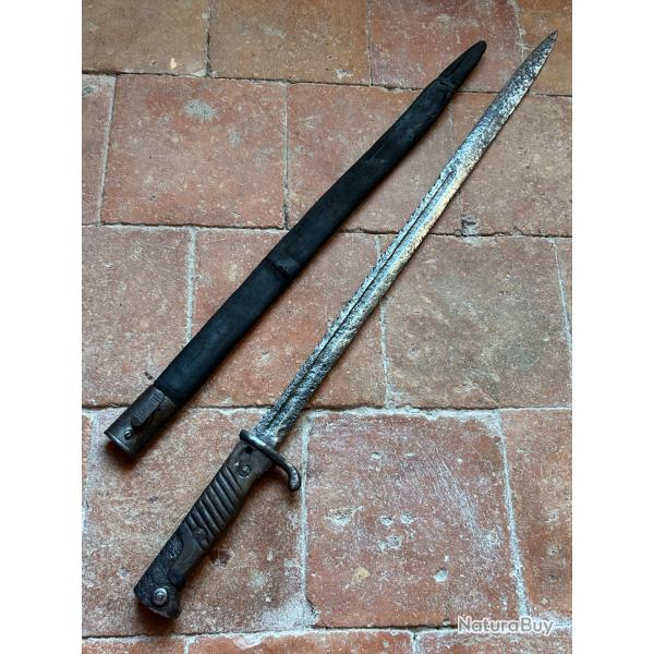 Ba�onnette allemande S98 dents de scie - WW1