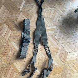 Ceinturon et brelage militaire fran&ccedil;ais TAP Alg&eacute;rie