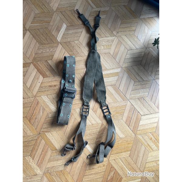Ceinturon et brelage militaire fran�ais TAP Alg�rie