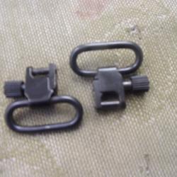 attaches de bretelle Uncle mike pour bretelle de 27 mm