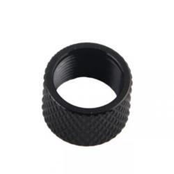 Prot&egrave;ge Filetage 1/2x28 Noir Longueur 15 mm en acier