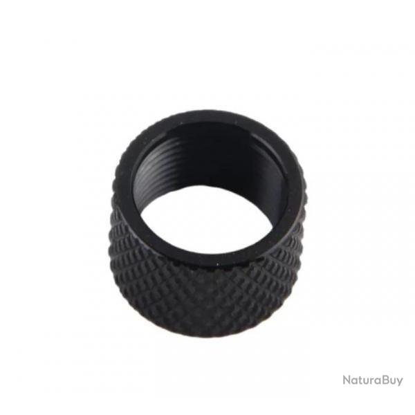 Prot�ge Filetage 1/2x28 Noir Longueur 15 mm en acier