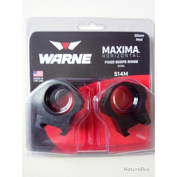 Colliers acier Warne Maxima 30MM