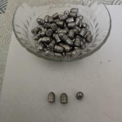 Ogives cal 36 plomb poudre noire pour r&eacute;plique italienne