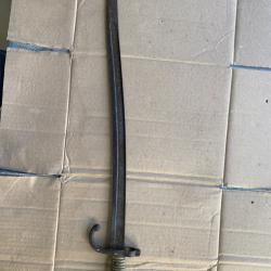 Sabre ba&iuml;onnette chasse pot