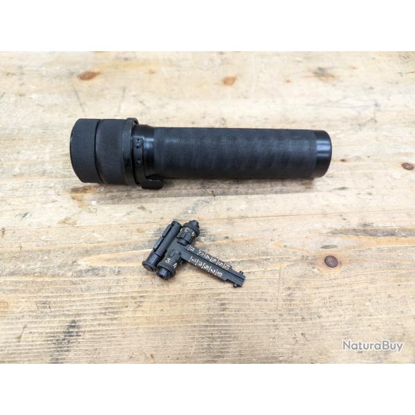 Authentique Silencieux Russe PBS-1 pour AK47 / AKM + hausse sp�cifique - 27499