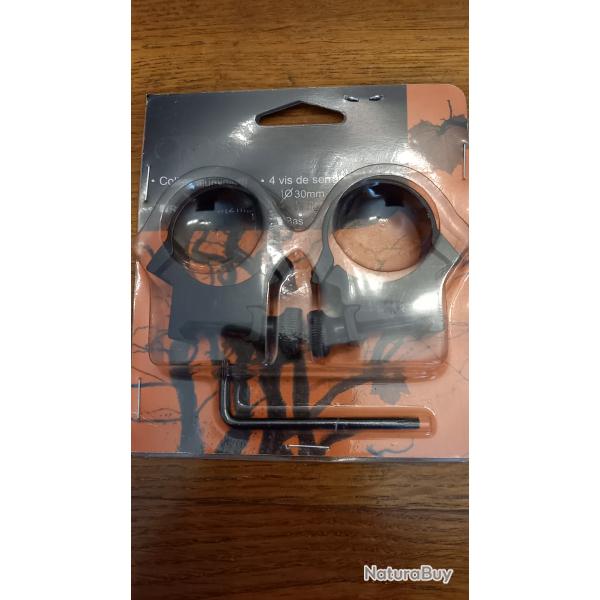 Montage de lunette diam�tre 30 mm Rail  WEAVER