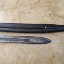 baionnette longue US army arm&eacute;e lib&eacute;ration bak&eacute; WW2 mod 1985 type ww1 Garand Goumier UC 1942 flaming