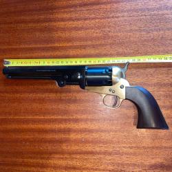 Pistolet &agrave; poudre noir F.LLI PIETTA calibre 44