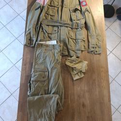 Tenue parachutiste US WW2 M42