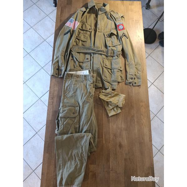 Tenue parachutiste US WW2 M42