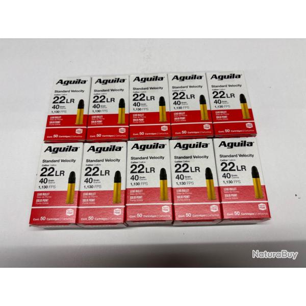 500 munitions AGUILA 22Lr standard