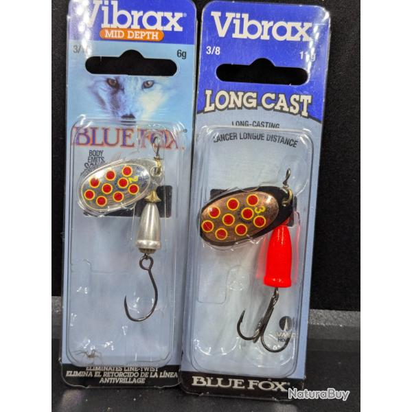 Lot 476 / 2 Cuill�re Blue fox 1 = 6 grs et 1 =11 grs.Fish and Fishing leurres.