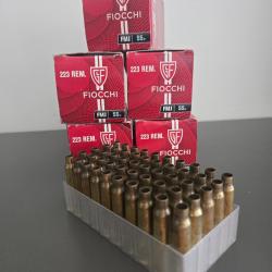 lot de 249 douilles 223 rem