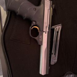 PISTOLET BROWNING BUCK MARK CONTOUR INOX URX CALIBRE 22lr