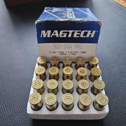 (Occasion) 20 &eacute;tuis Magtech calibre 500 S&W Mag tir&eacute;s 1 fois