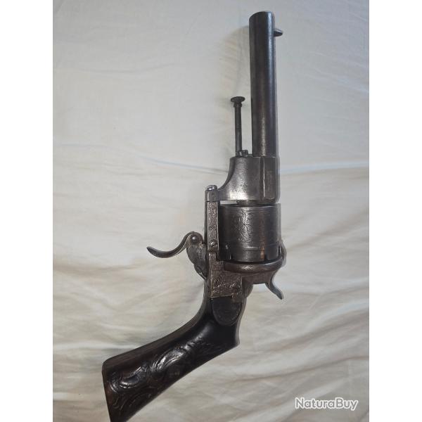 Revolver a broche lefaucheux 12 mm grav�