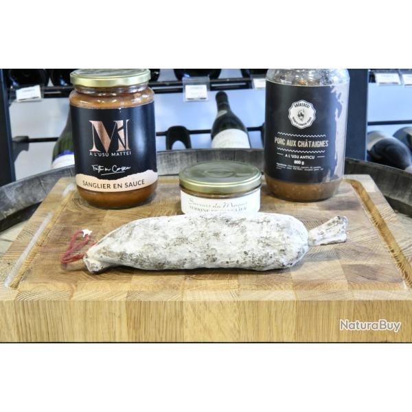 Le saucisson sanglier 300-350g
